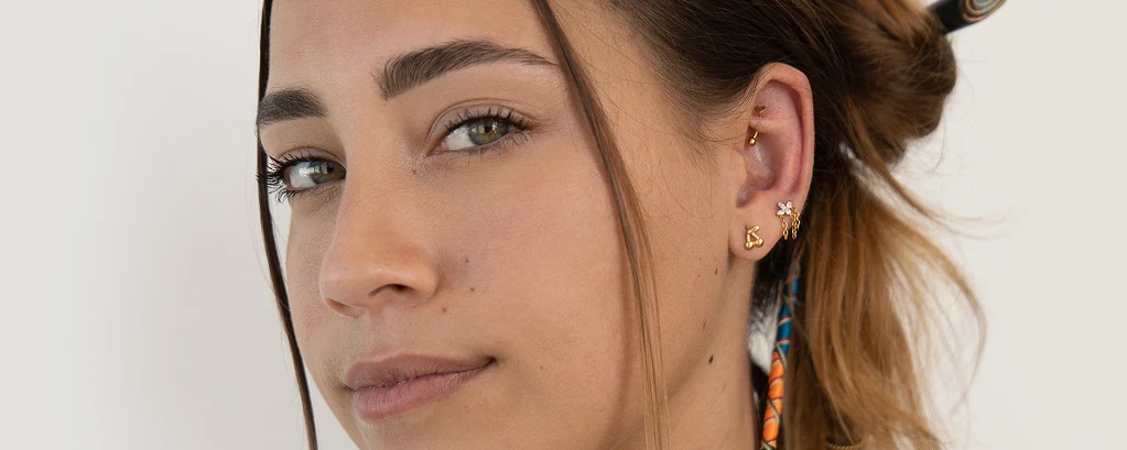 Rook piercings