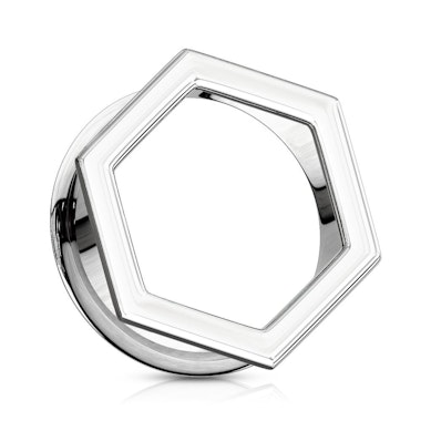 Tunel de ureche hexagonal în mai multe culori
