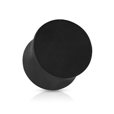 Plug de ureche negru mat