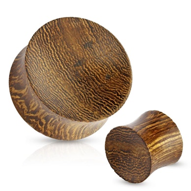 Plug de ureche din lemn snakewood