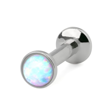 Labret push-in cu opal