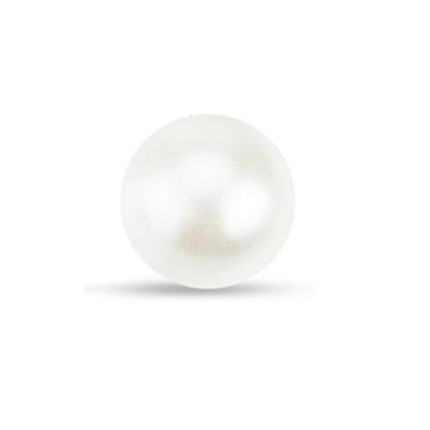 Bilă piercing din material acrilic cu aspect de perlă