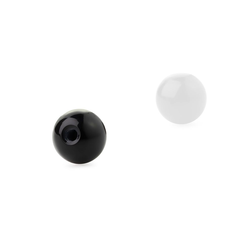 Bilă piercing din material acrilic în diferite culori
