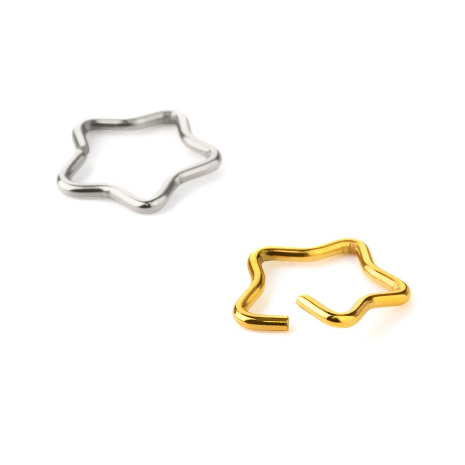 Forma stea pentru piercing de ureche