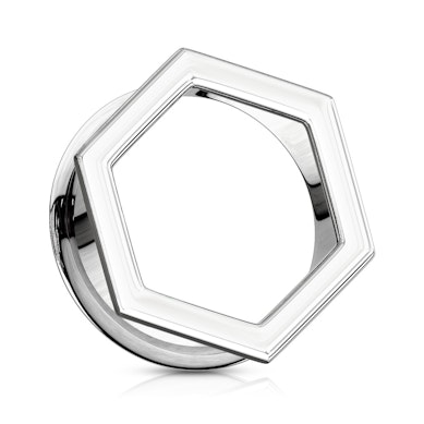 Tunel de ureche hexagonal în mai multe culori