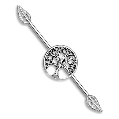 Barbell industrială cu model copacul vieții