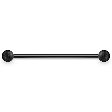 Barbell drept cu bile diamantate.