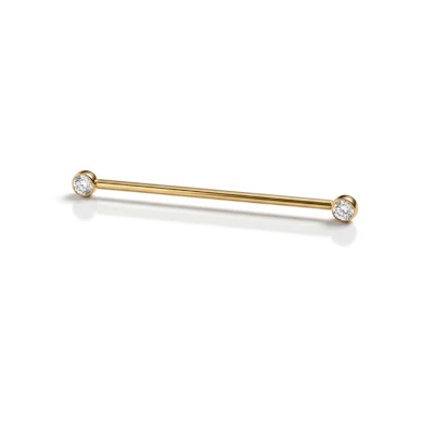 Barbell industrial din titan cu pietre incrustate