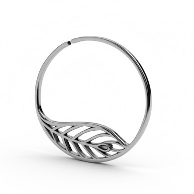 Tunel tip hoop cu frunză