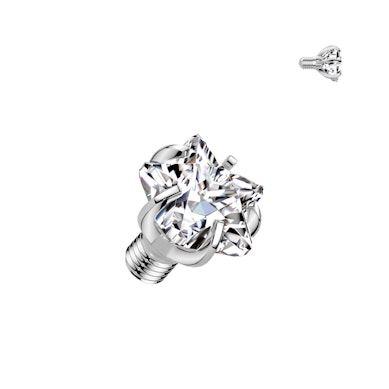 Vârf dermal în formă de stea cu pietre