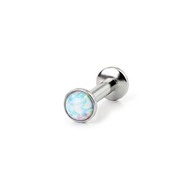 Labret push-in cu opal