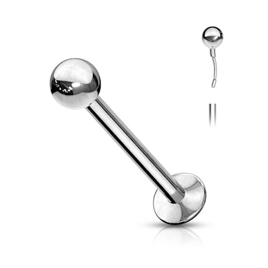 Labret push-in din oțel chirurgical