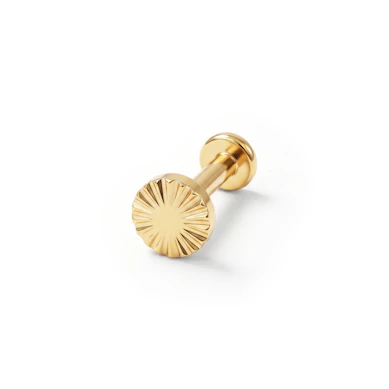 Labret din titan surprinzător cu tăietură tip diamant