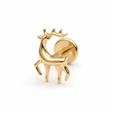 Labret din titan cu ren