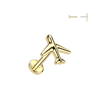 Labret din titan cu avion
