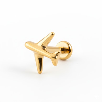 Labret din titan cu avion
