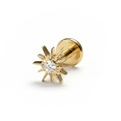 Labret cu răsărit de soare din titan