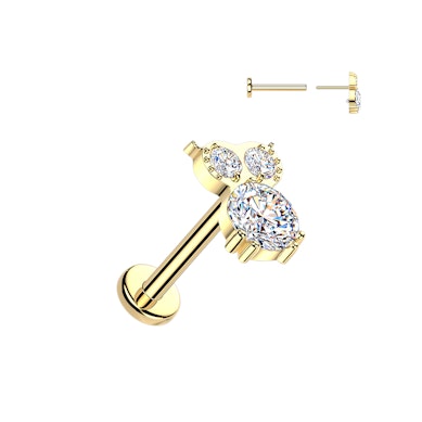 Labret industrial cu bufniță și pietre