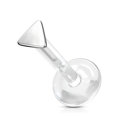 Labret cu triunghi din aur de 14 carate