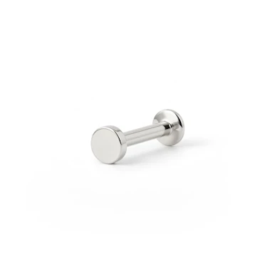 Labret cu capăt plat și filet intern