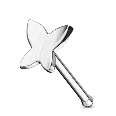 Stud nazal din aur de 14k cu fluture