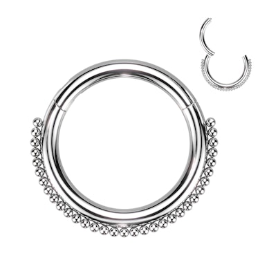 Cercel cu balama și mărgeluțe