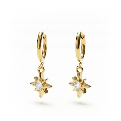 Pereche de huggies cu pandantiv cu soare