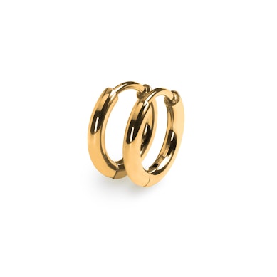 Pereche huggie hoops titan