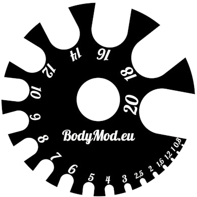 Unealtă de măsurare pentru bijuterii de piercing