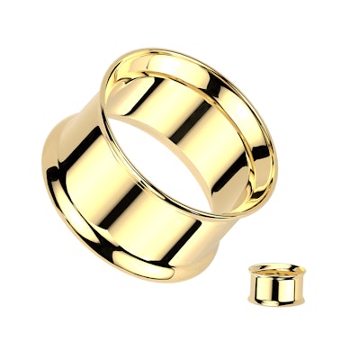 Tunel din titan dublu evazat