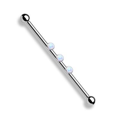 Barbell industrială cu 3 filete interioare opal