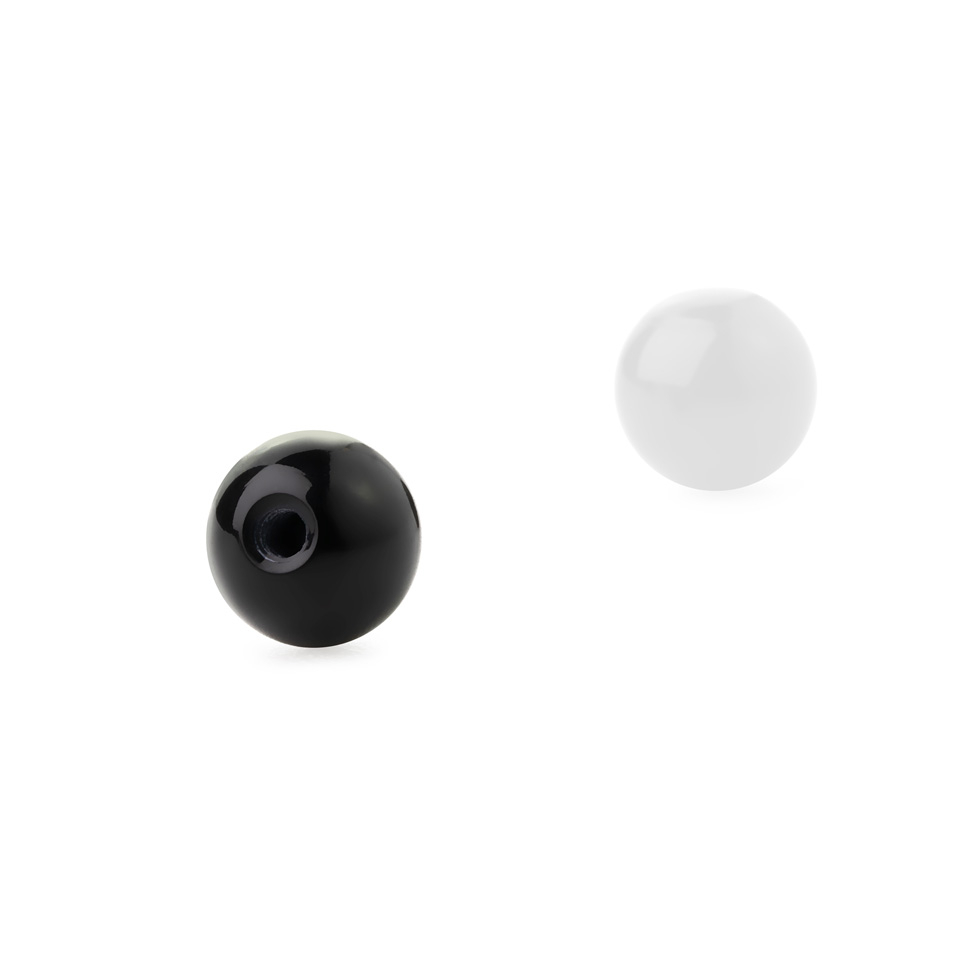 Bilă piercing din material acrilic în diferite culori