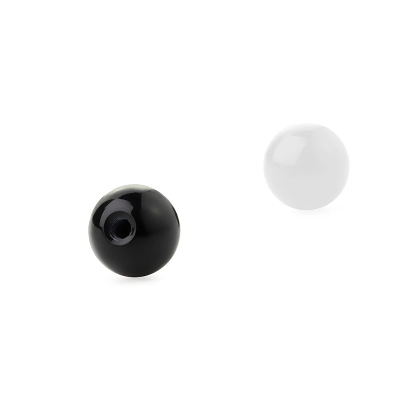 Bilă piercing din material acrilic în diferite culori
