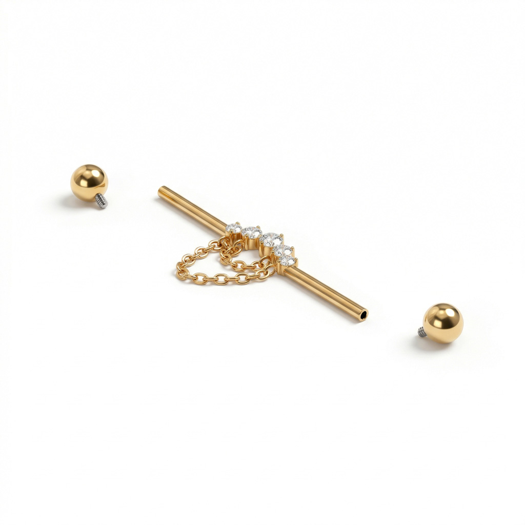 Barbell industrial din titan cu pietre și lanțuri