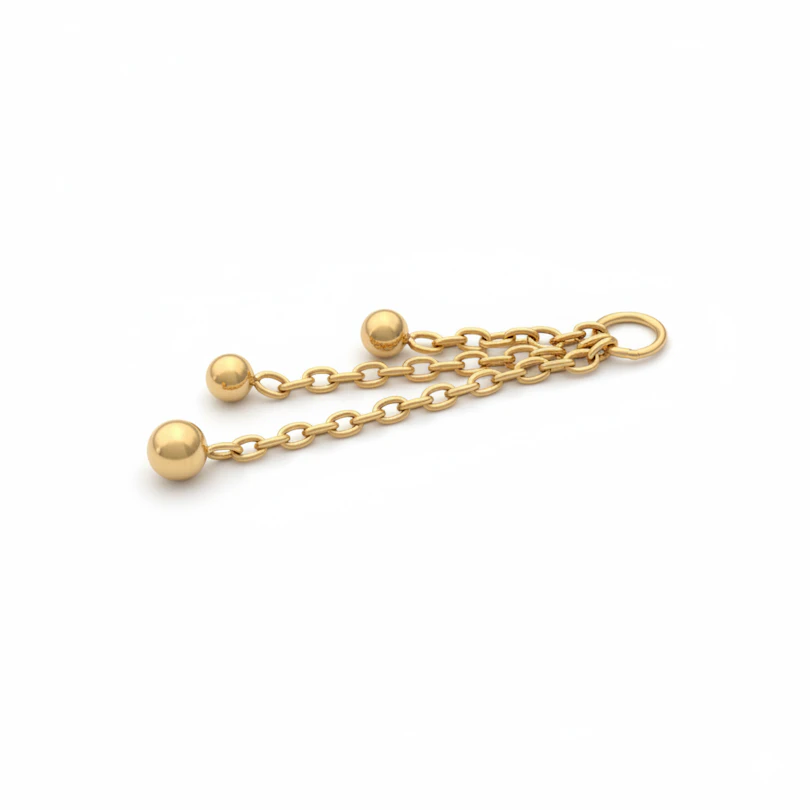 Charm cu trio de pandante