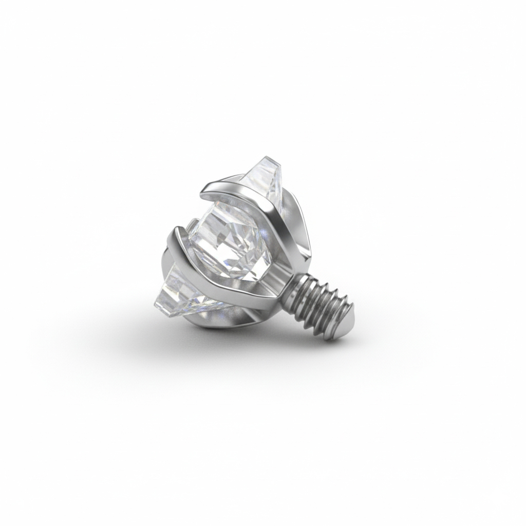 Vârf dermal în formă de stea cu pietre