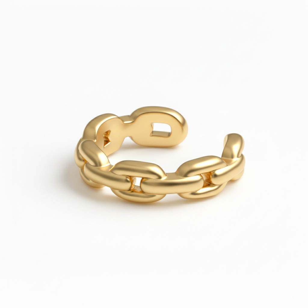 Cătușă minimalistă cu model cu lanț