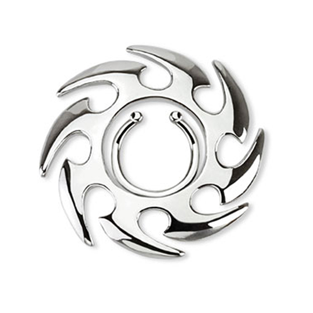 Cercel fals de sân cu soare tribal