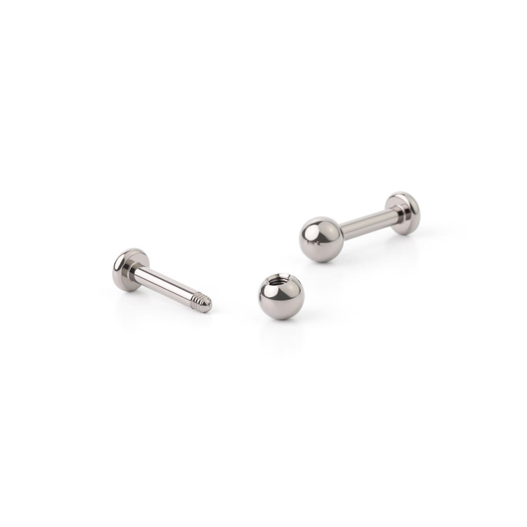 Labret din titan pur