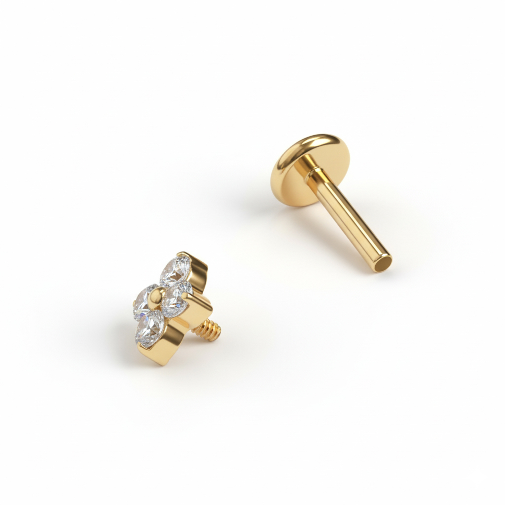 Labret cu floare în miniatură