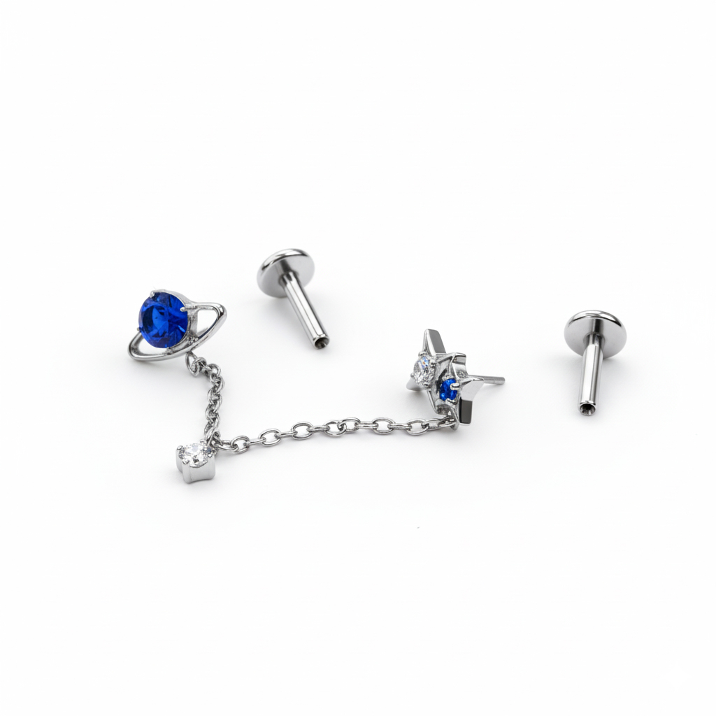 Labret din titan duo în spațiu