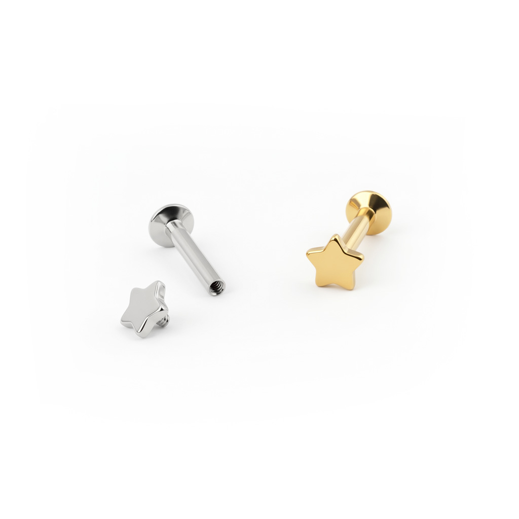 Labret cu model stea