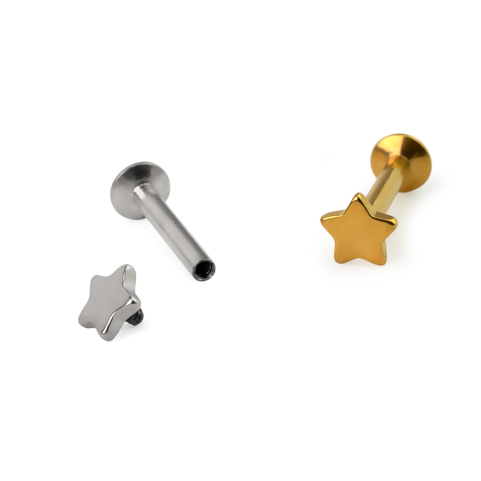 Labret cu model stea