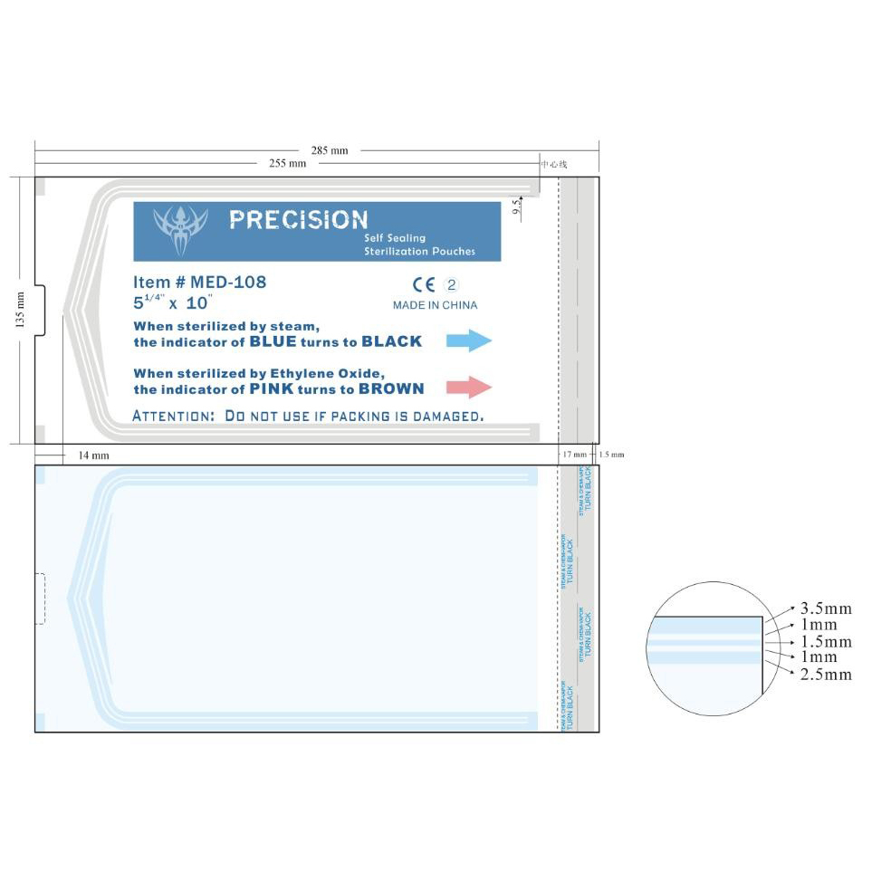 Pungi sterilizare sigilante autoclave