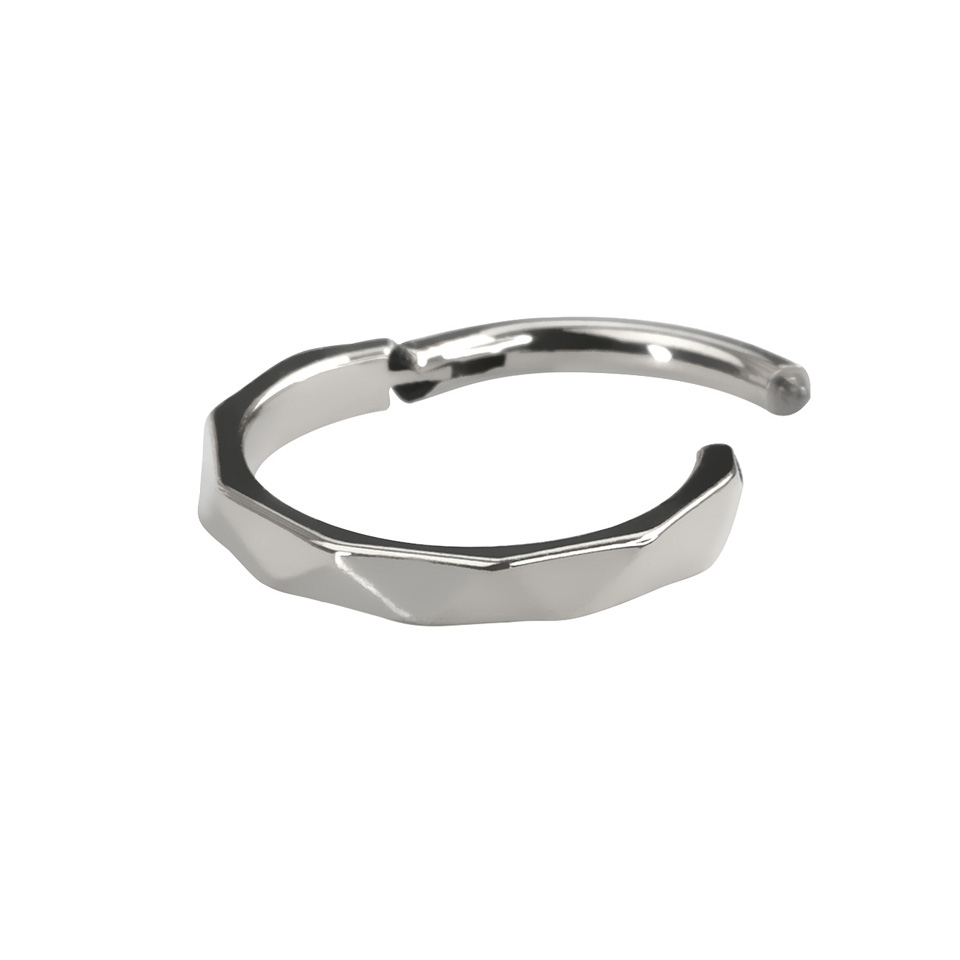 Cercel de nară din titan cu model diamant