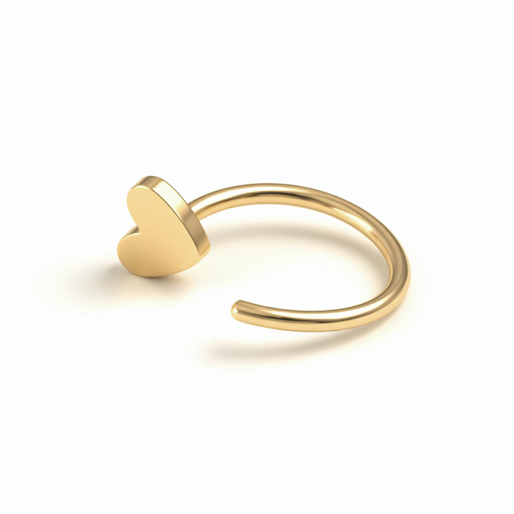 Cercel deschis cu inimă