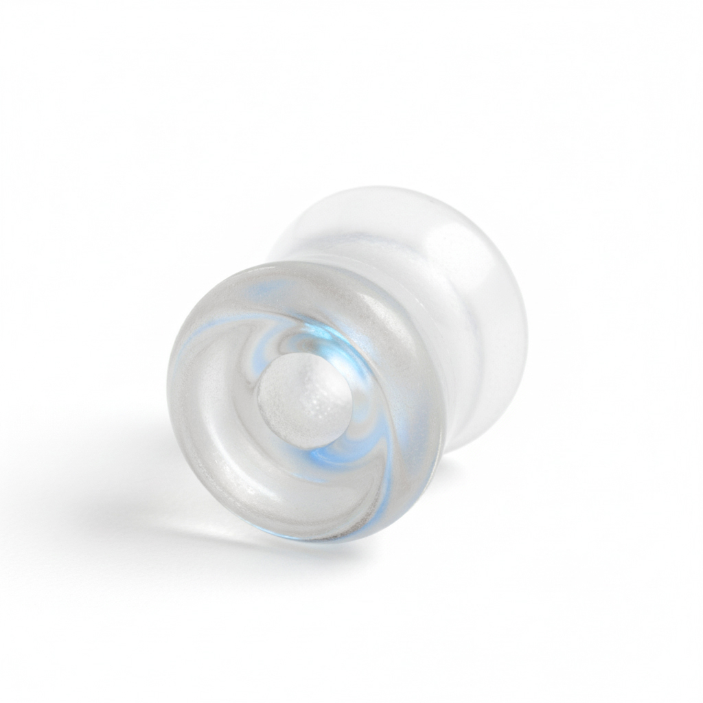 Tunel dublu evazat cu efect aurora borealis